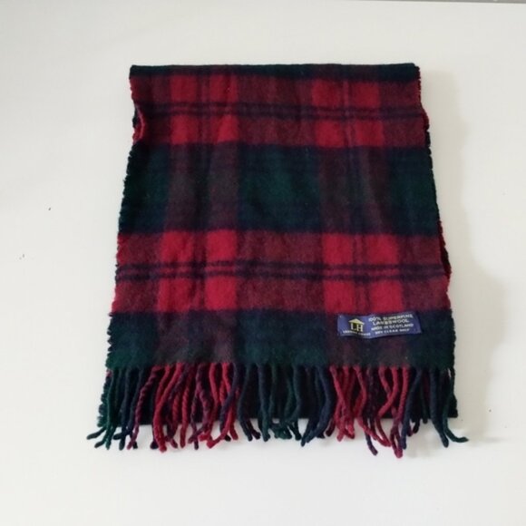 London House Other - London House 100% Superfine Lambswool Tartan Scarf Made in Scotland